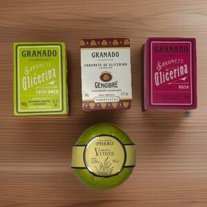 Granado & Phebo Glycerine Bar Soap Bundle - Brazilian Apothecary Perfumaria